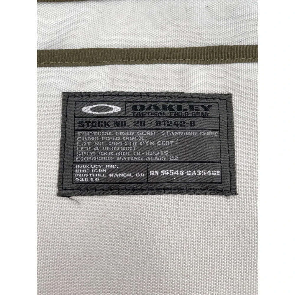 Oakley Tactical Field Gear Standard Issue Canvas Messenger Bag‎ Adjustable Strap